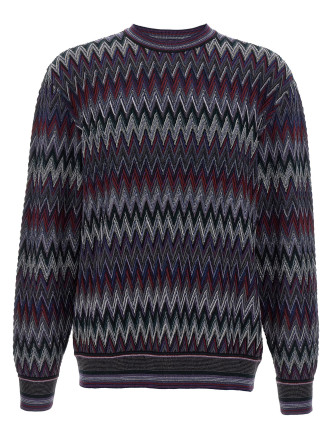 Zigzag pattern sweater