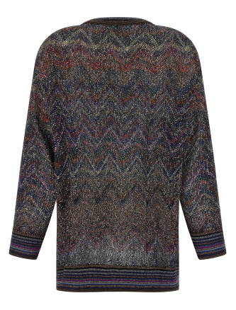 Zigzag pattern cardigan #