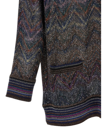 Zigzag pattern cardigan #
