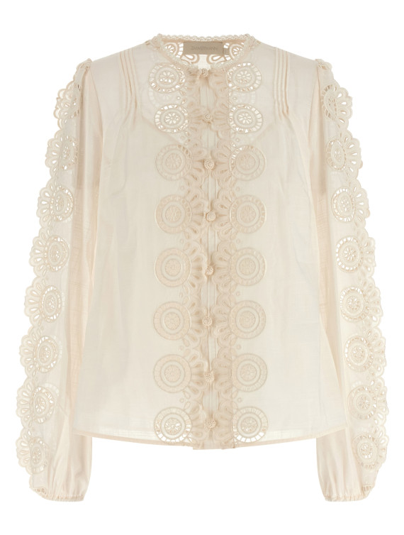 'Lucky' embroidered blouse #1