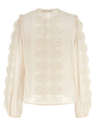'Lucky' embroidered blouse #