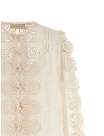 'Lucky' embroidered blouse #