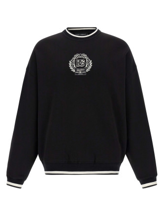 Logo embroidery sweatshirt