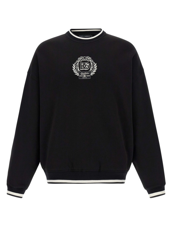 Logo embroidery sweatshirt #1