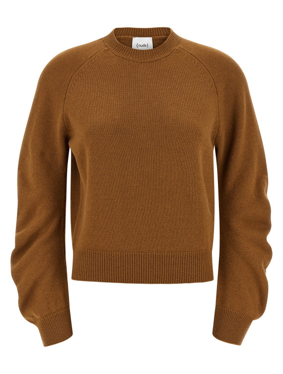 Curved sleeve sweater #1