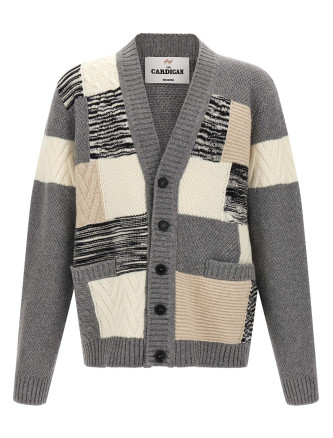 Patchwork cardigan