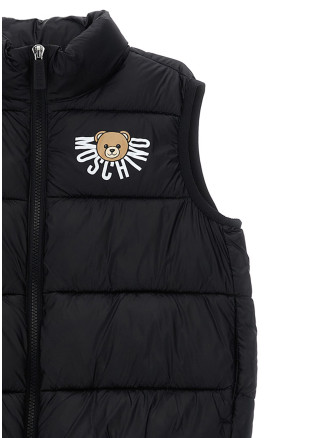 Logo print vest #
