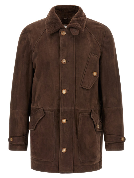 Parka model sheepskin jacket #1