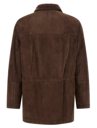 Parka model sheepskin jacket #