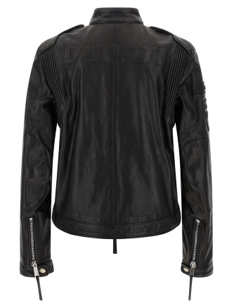 Dsquared2 x Ducati capsule leather jacket #