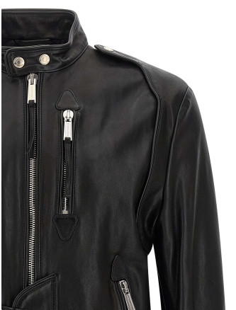 Dsquared2 x Ducati capsule leather jacket #
