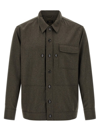 Wool cloth overshirt