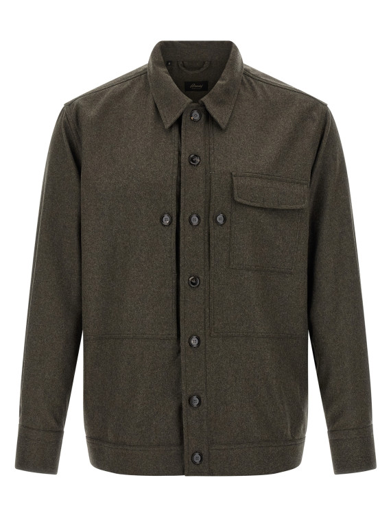 Wool cloth overshirt #1