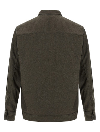 Wool cloth overshirt #