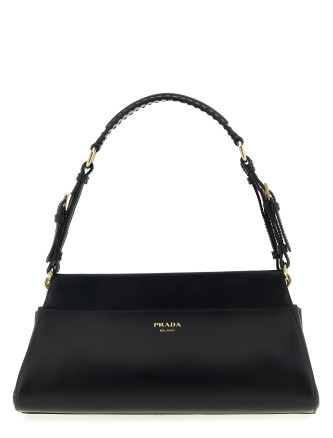 Nappa shoulder bag