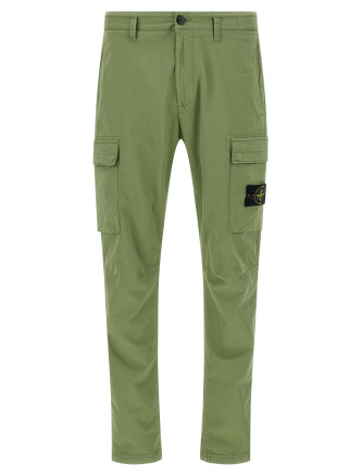 Logo badge cargo pants