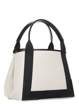 'Navy cabas' small shopping bag #