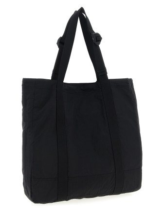 Logo patch shopping bag #