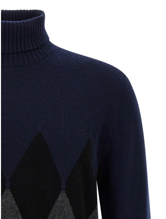 Argyle turtleneck #