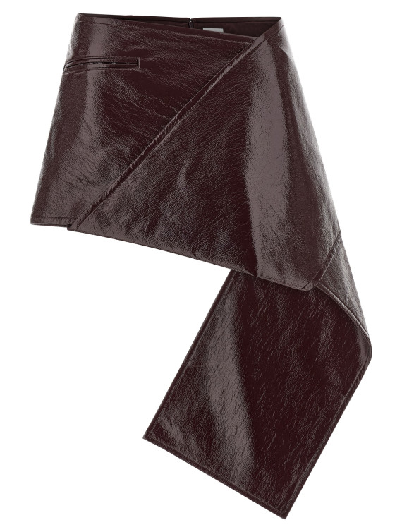 'Fold Vinyl Mini' skirt #1