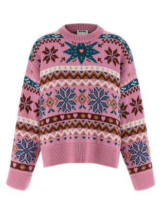 Intarsia wool sweater