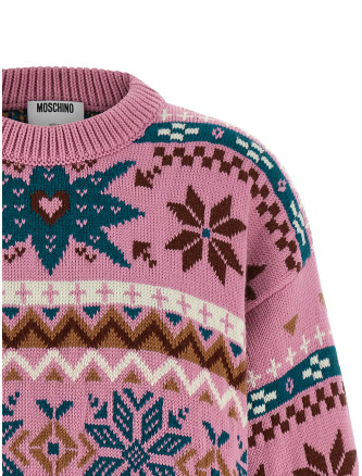 Intarsia wool sweater #