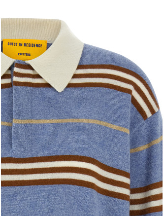 'Striped Rugby' polo shirt #