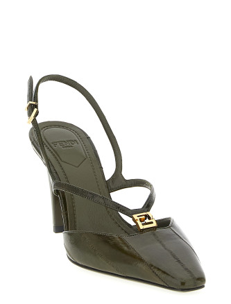 'Fendi FFold' slingback #