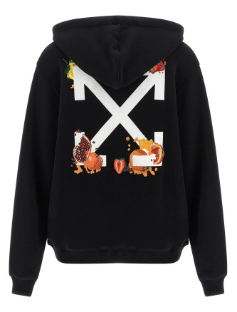 'Emb Fruits Arrow' hoodie #