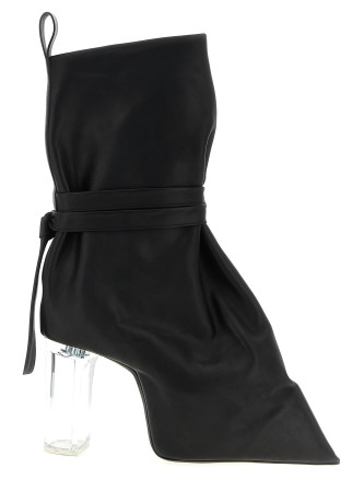 'Tied Taco Kiss' ankle boots