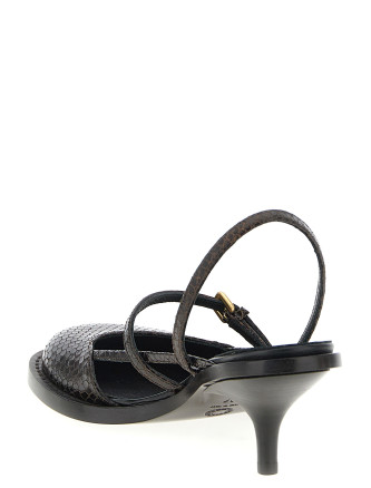 Leather slingback #