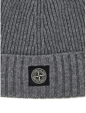 Logo patch beanie #