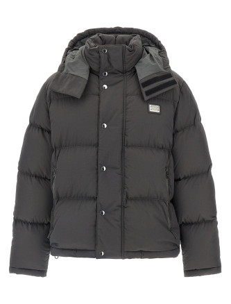 Logo patch down jacket #