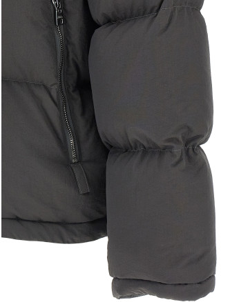 Logo patch down jacket #