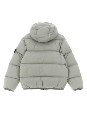 Logo badge down jacket #