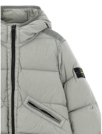 Logo badge down jacket #