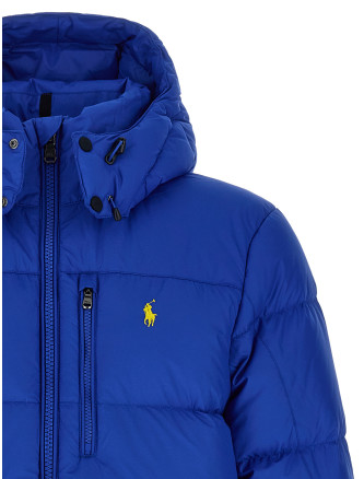 Logo embroidery down jacket #