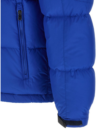 Logo embroidery down jacket #