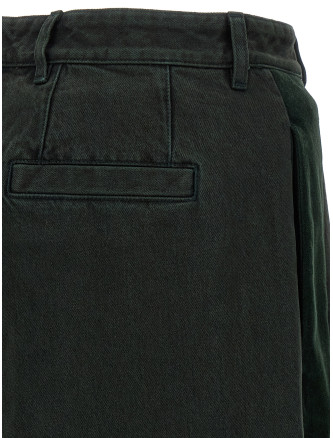 Velvet insert jeans #