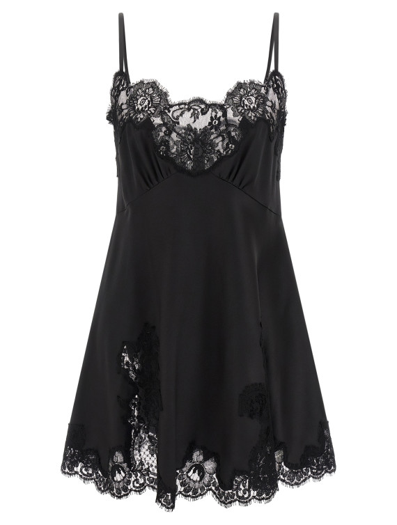 Satin and lace dress #1