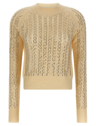 Baguette studded sweater