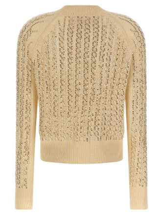 Baguette studded sweater #