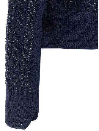 Baguette studded sweater #