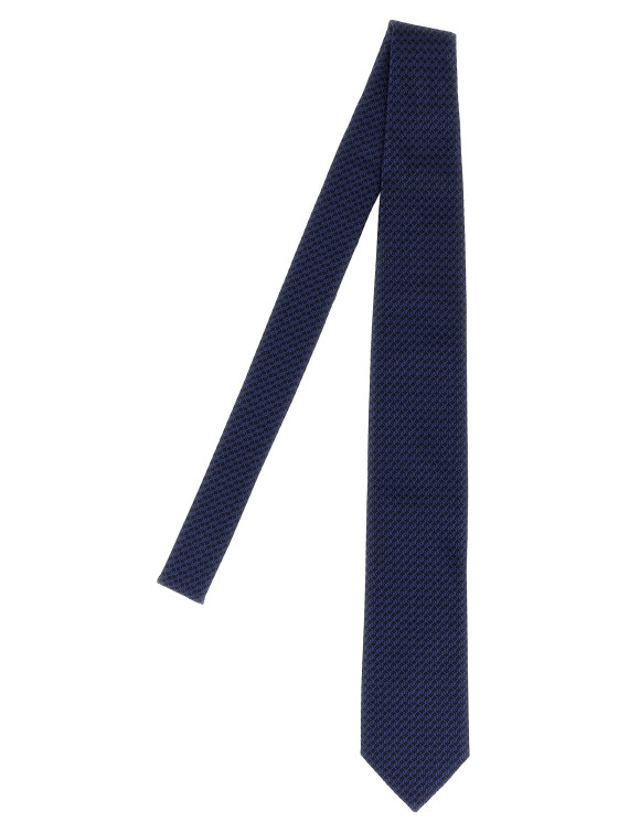 Patterned silk tie #1