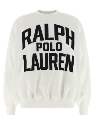 Logo embroidery sweatshirt