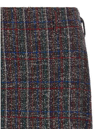 Sequin tartan skirt #