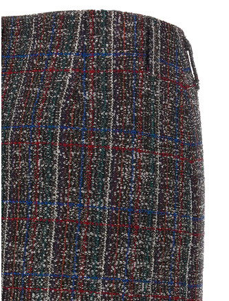 Sequin tartan skirt #
