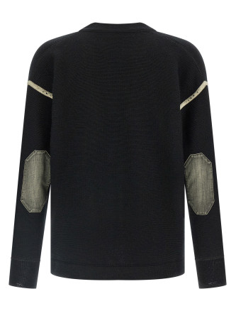 Elbow patch cardigan #