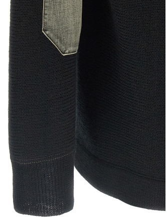 Elbow patch cardigan #