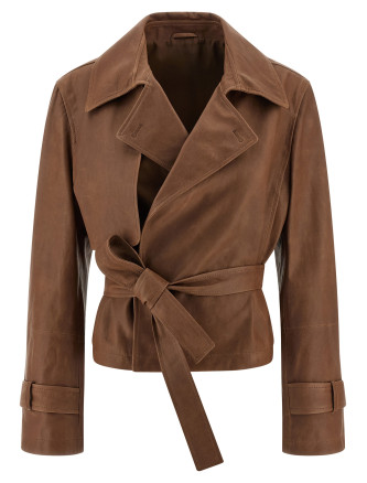 'Crop' trench coat